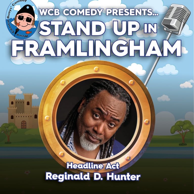 Poster for WCB Comedy Framlingham Square Website Version April 2024